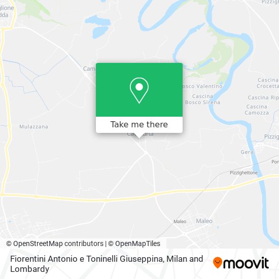 Fiorentini Antonio e Toninelli Giuseppina map