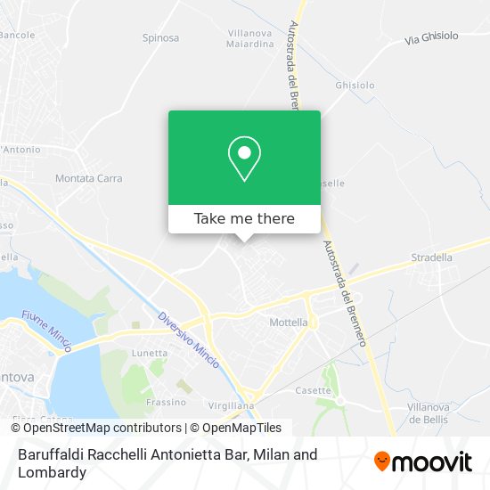 Baruffaldi Racchelli Antonietta Bar map