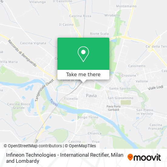 Infineon Technologies - International Rectifier map