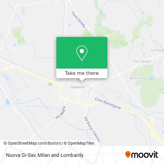 Nuova Gi-Sav map