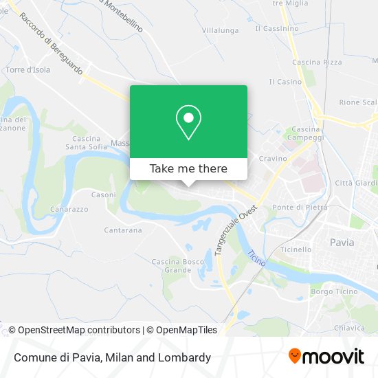 Comune di Pavia map