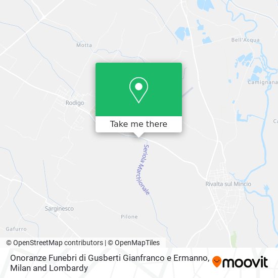 Onoranze Funebri di Gusberti Gianfranco e Ermanno map