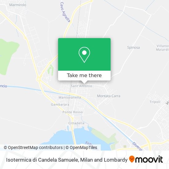 Isotermica di Candela Samuele map