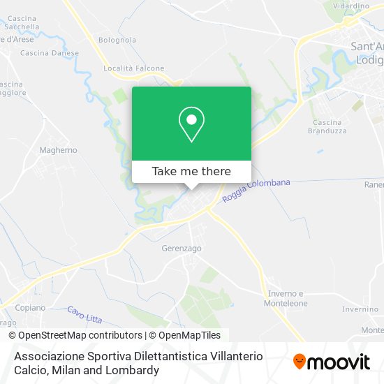 Associazione Sportiva Dilettantistica Villanterio Calcio map