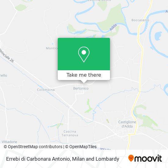 Errebi di Carbonara Antonio map