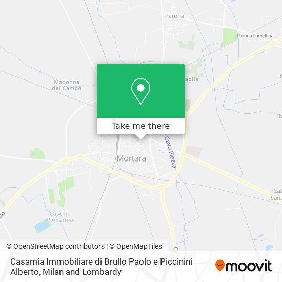 Casamia Immobiliare di Brullo Paolo e Piccinini Alberto map
