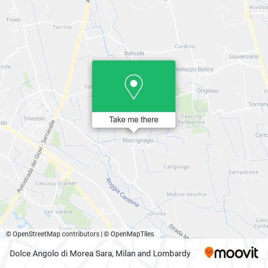 Dolce Angolo di Morea Sara map