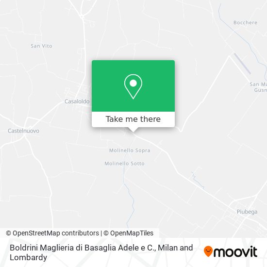 Boldrini Maglieria di Basaglia Adele e C. map