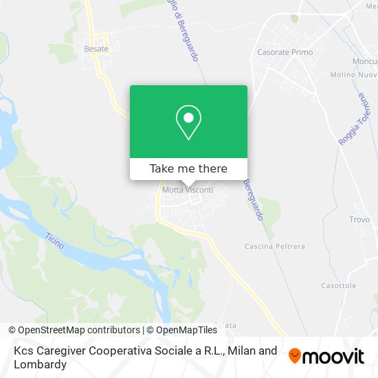 Kcs Caregiver Cooperativa Sociale a R.L. map