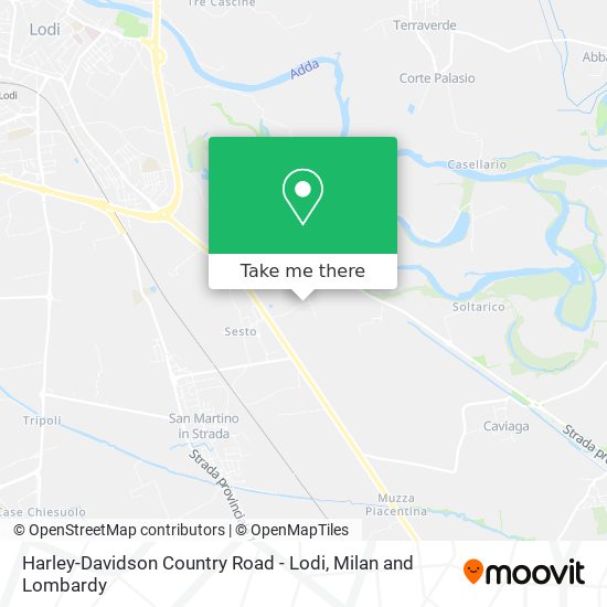 Harley-Davidson Country Road - Lodi map
