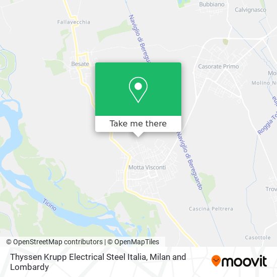 Thyssen Krupp Electrical Steel Italia map