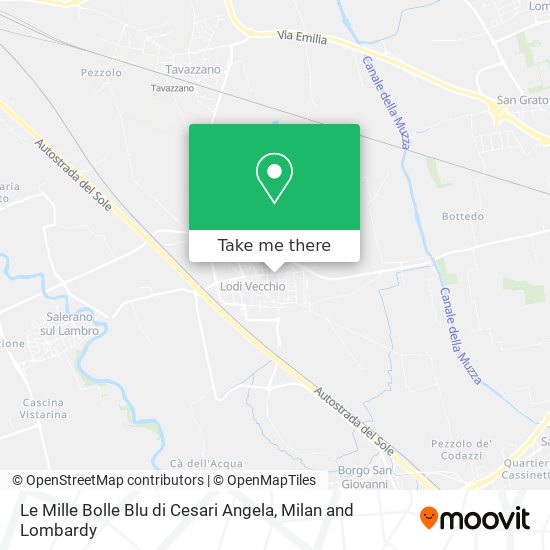Le Mille Bolle Blu di Cesari Angela map