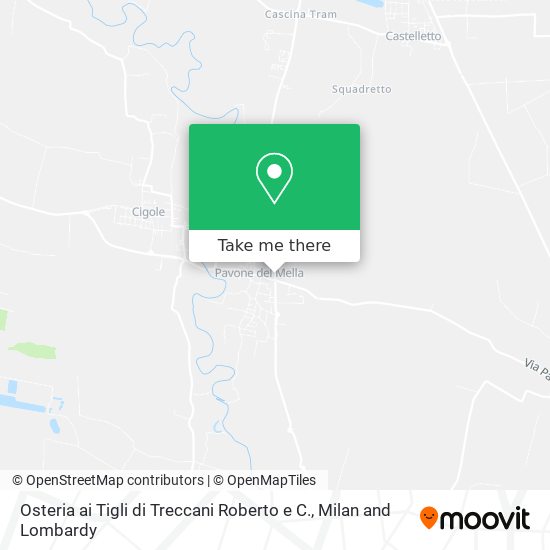 Osteria ai Tigli di Treccani Roberto e C. map
