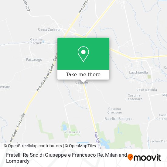 Fratelli Re Snc di Giuseppe e Francesco Re map