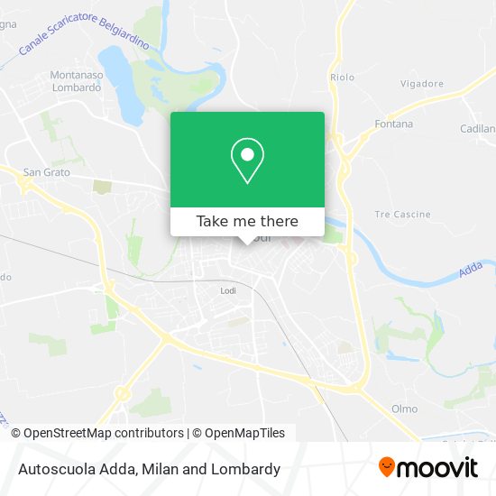 Autoscuola Adda map