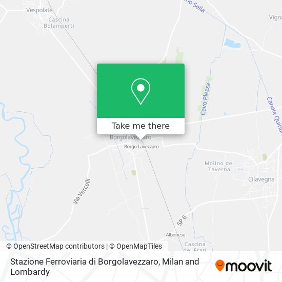 Stazione Ferroviaria di Borgolavezzaro map