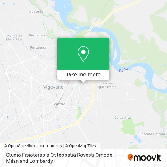 Studio Fisioterapia Osteopatia Rovesti Omodei map