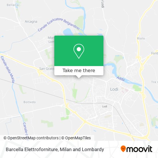 Barcella Elettroforniture map