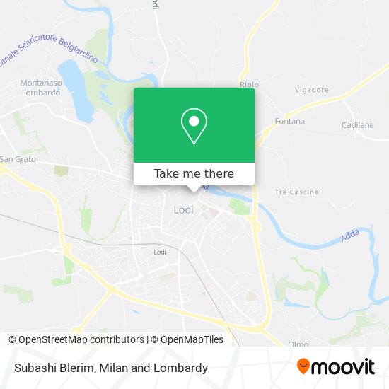 Subashi Blerim map