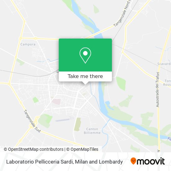 Laboratorio Pellicceria Sardi map
