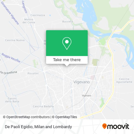 De Paoli Egidio map