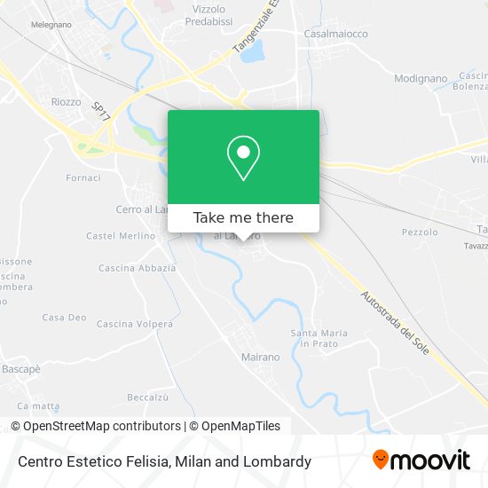 Centro Estetico Felisia map