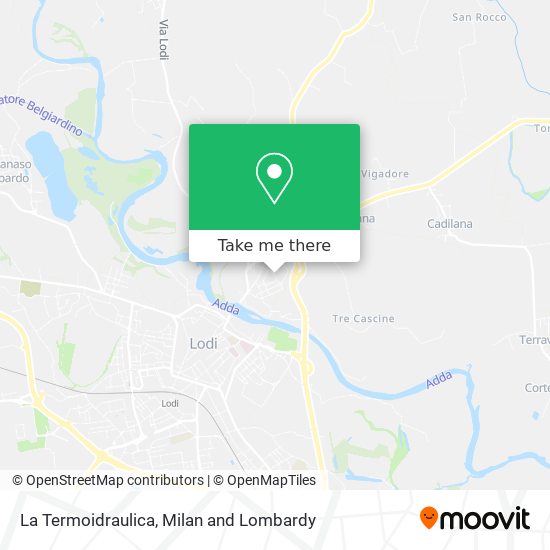 La Termoidraulica map