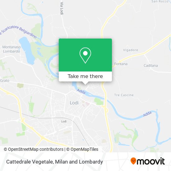 Cattedrale Vegetale map
