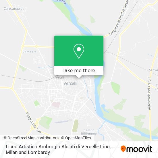 Liceo Artistico Ambrogio Alciati di Vercelli-Trino map
