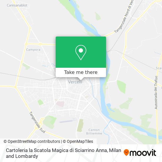 Cartoleria la Scatola Magica di Sciarrino Anna map