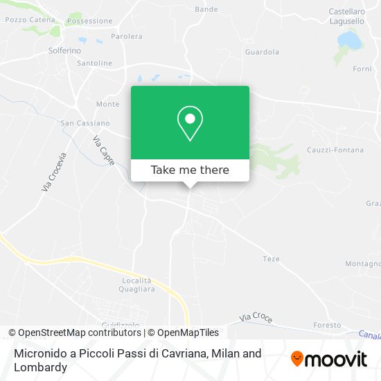 Micronido a Piccoli Passi di Cavriana map