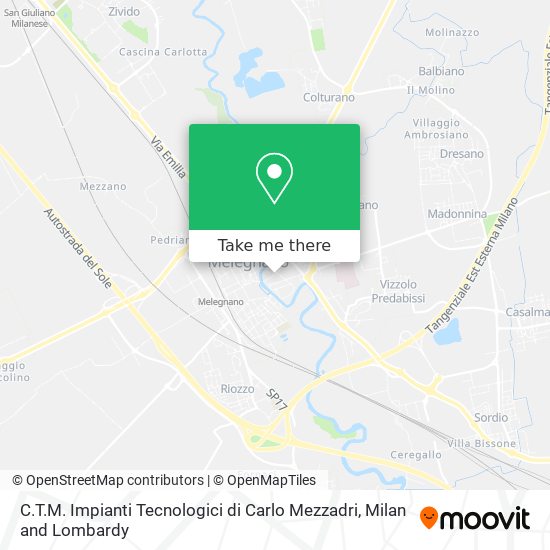 C.T.M. Impianti Tecnologici di Carlo Mezzadri map