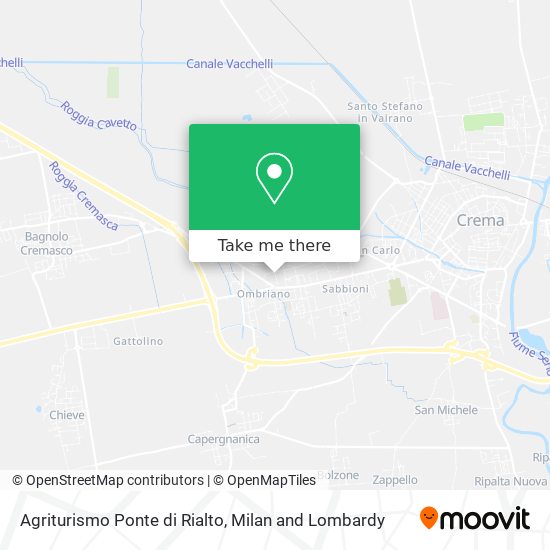 Agriturismo Ponte di Rialto map