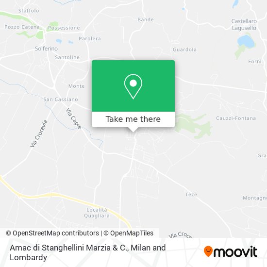 Amac di Stanghellini Marzia & C. map