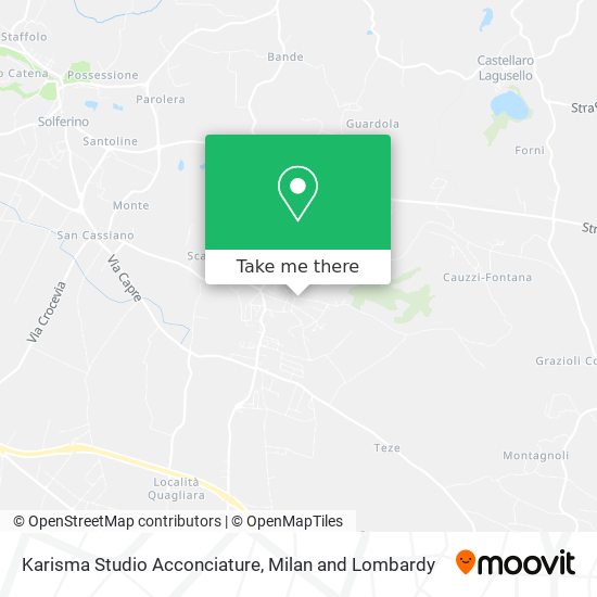 Karisma Studio Acconciature map