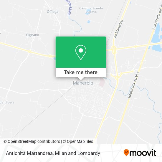 Antichità Martandrea map