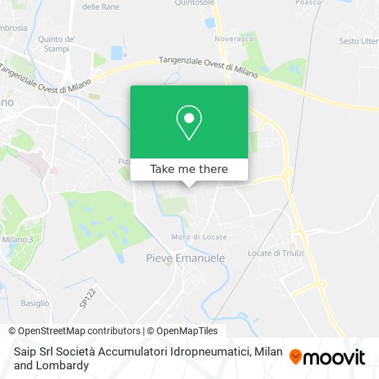 Saip Srl Società Accumulatori Idropneumatici map