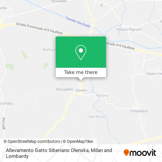 Allevamento Gatto Siberiano Olenska map
