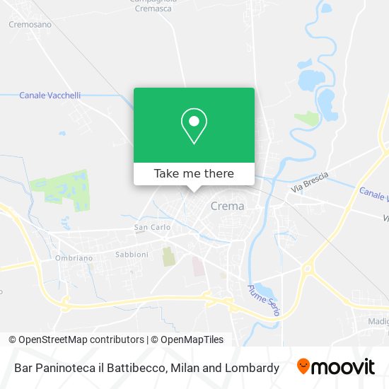 Bar Paninoteca il Battibecco map