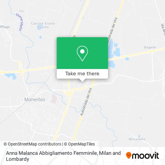 Anna Malanca Abbigliamento Femminile map