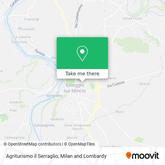 Agriturismo il Serraglio map