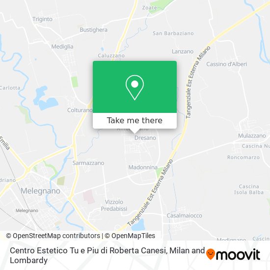 Centro Estetico Tu e Piu di Roberta Canesi map