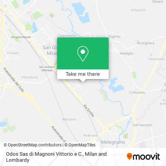 Odos Sas di Magnoni Vittorio e C. map