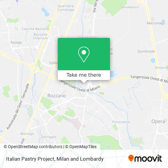 Italian Pastry Project map