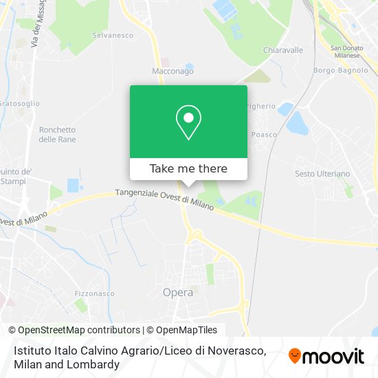 Istituto Italo Calvino Agrario / Liceo di Noverasco map
