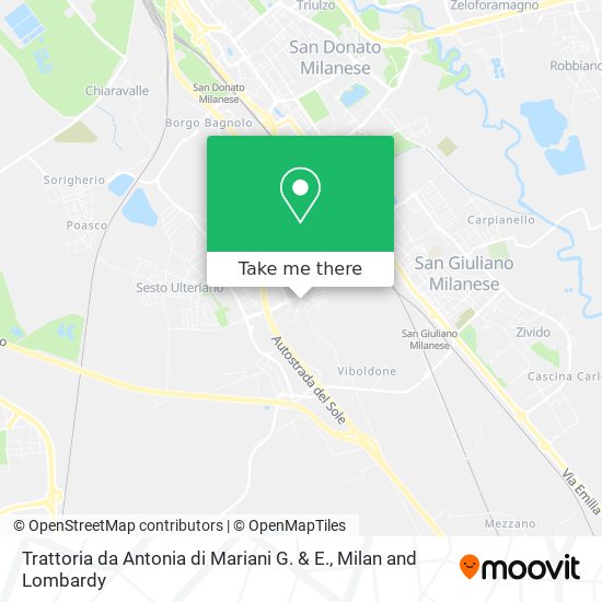 Trattoria da Antonia di Mariani G. & E. map