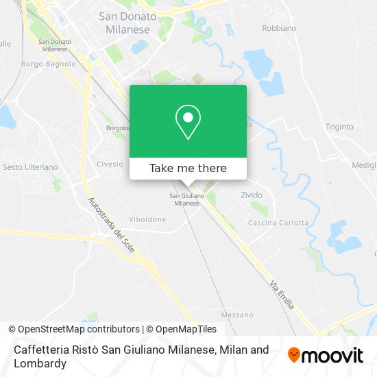 Caffetteria Ristò San Giuliano Milanese map