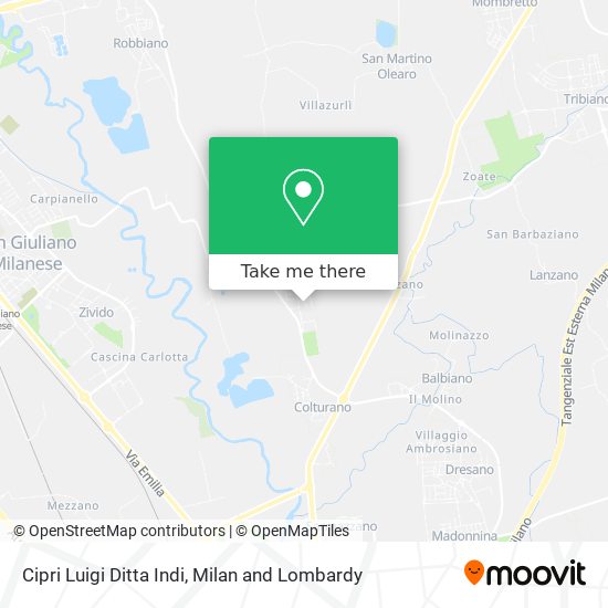 Cipri Luigi Ditta Indi map