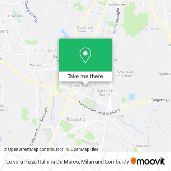 La vera Pizza Italiana Da Marco map