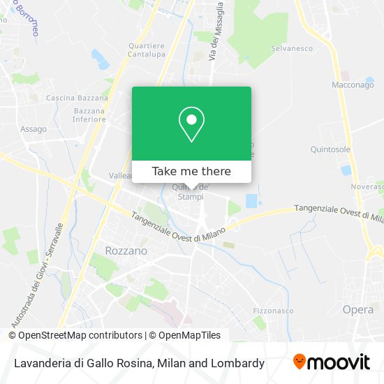 Lavanderia di Gallo Rosina map